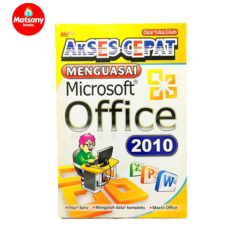 Buku Edukasi Software Komputer Excel 2010 Lawas Jadul