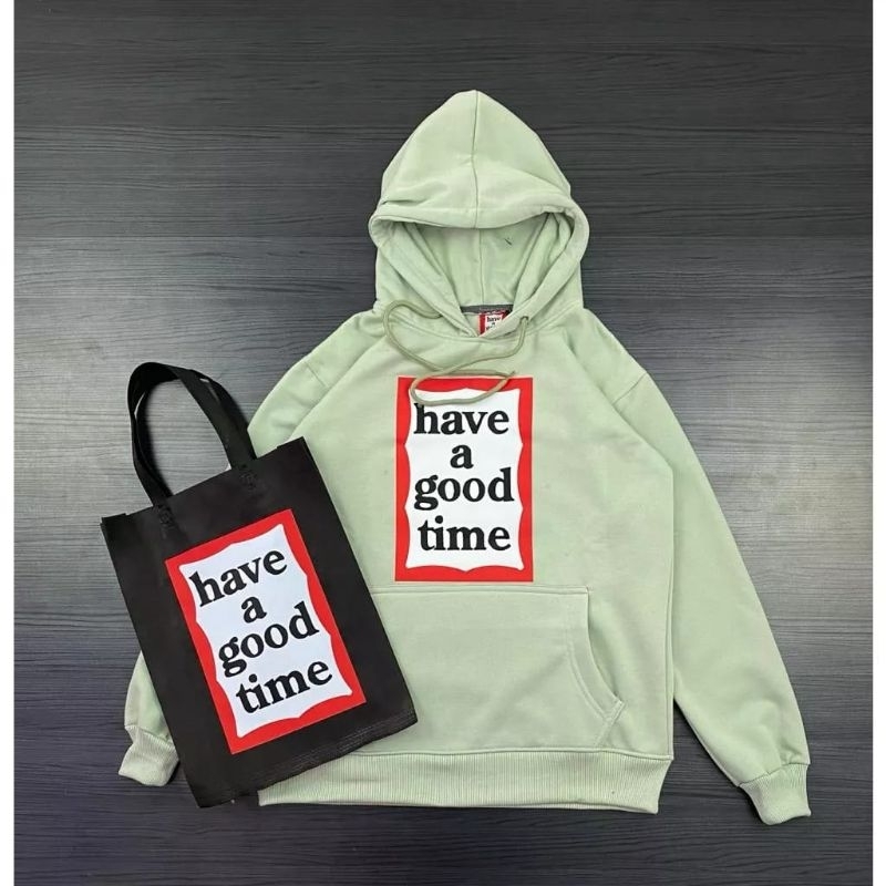 Sweater Hoodie Have A Good Time Premium Unisex Pria-Wanita M-XL