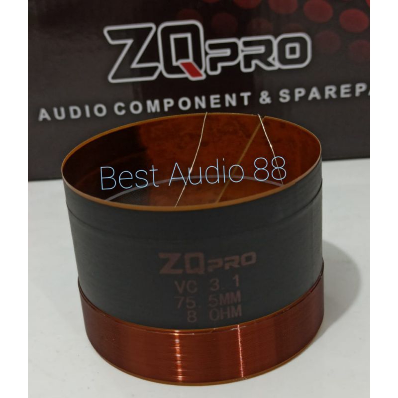 Spul spol spool speaker ZQpro 3.1 15 18 inch 15inch 18inch voice 75.5mm 3inch