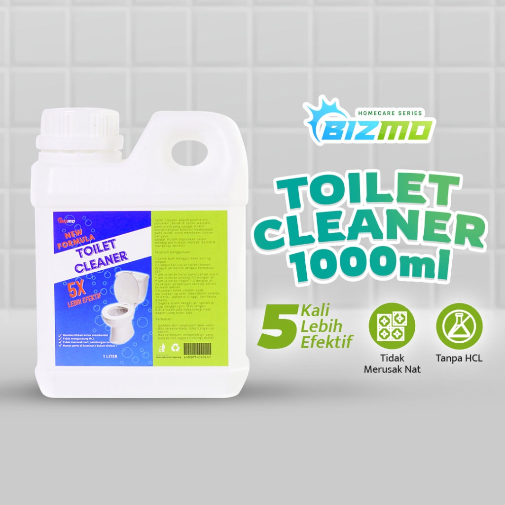 	 BIZMO Toilet Cleaner-Pembersih kerak kamar mandi/kloset/toilet/bowl cleaner/keramik 1 Liter	