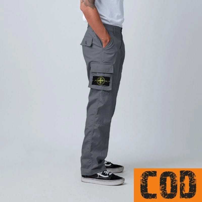 Celana cargo stone island full teg unisex celana panjang stone