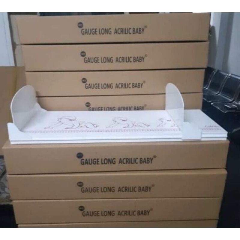 Alat Ukur Tinggi Badan Bayi Akrilik / Alat Pengukur Panjang Badan Bayi