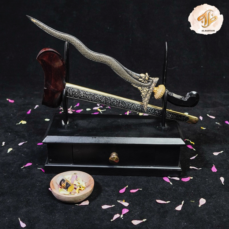 Keris Nogo Sapto Full Kinatah Emas Murni PB VII (Master Piece)