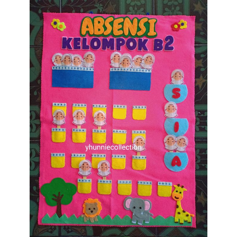 Absensi Kelas (tema SAFARI)