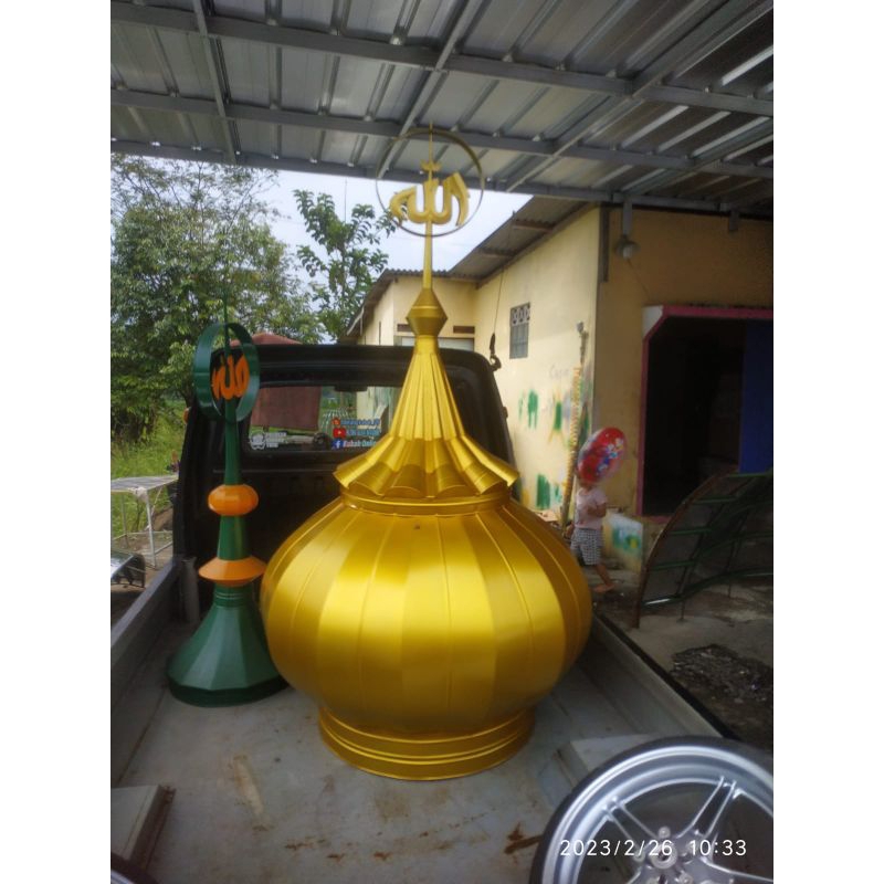 Kubah Masjid Ukuran 1 Meter  Besar Badan