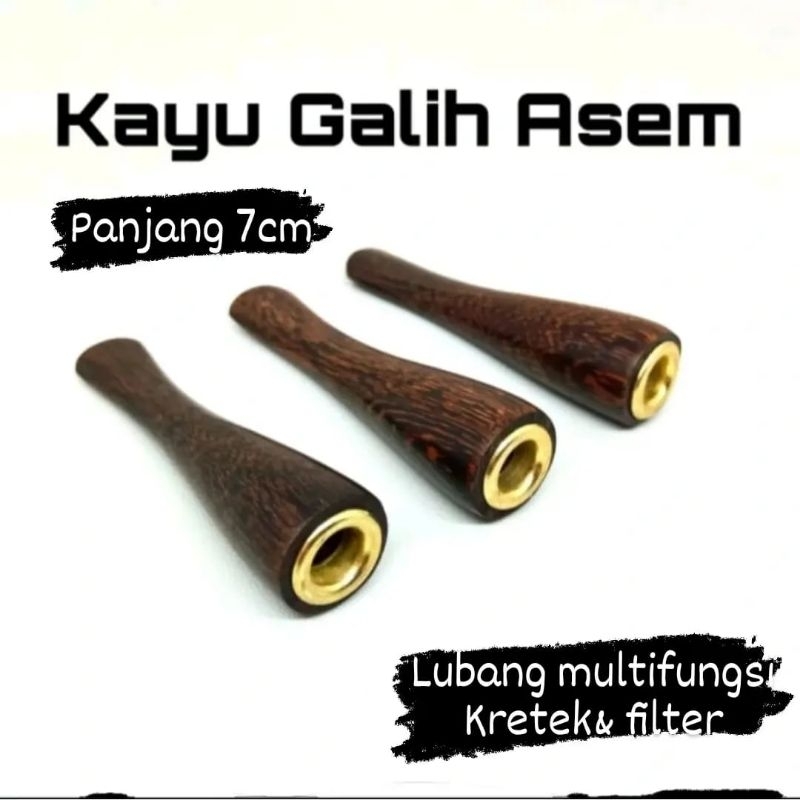 once pipa rokok bulat padudan kayu galih asem premium bukan gading