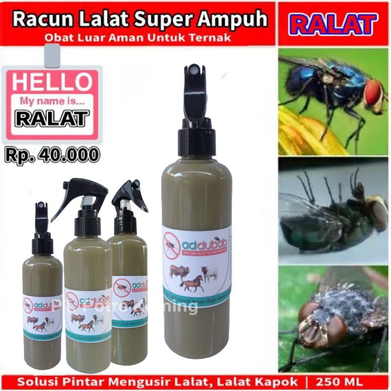 Racun Lalat Mantih Super Ampuh - Obat Lalat Nyamuk untuk Sapi Kerbau Kuda dan Kambing #ralat