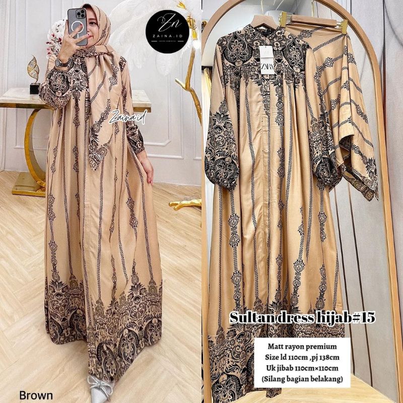 Sultan dres set hijab original by Zaina