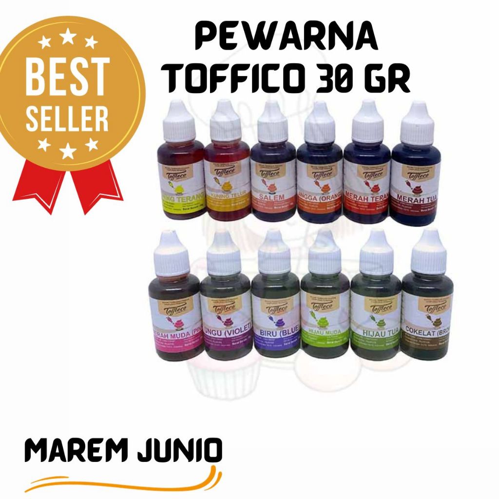 Pewarna Toffico Food Color All Varian 30 Gr