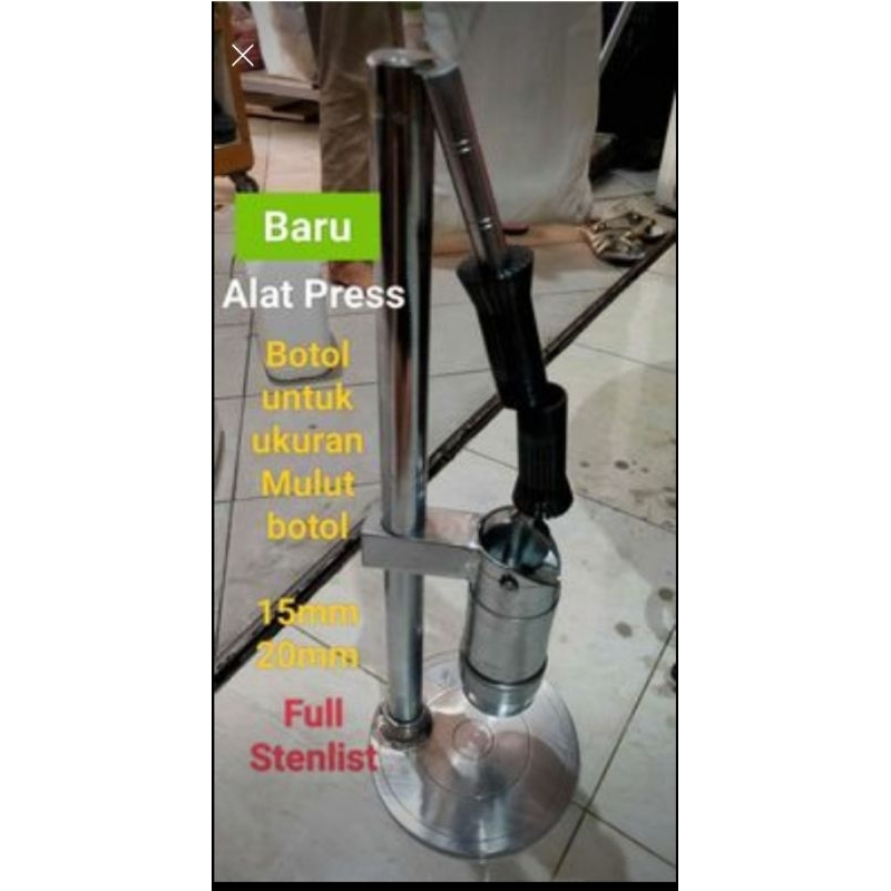 alat press botol parfum , kondisi baru , press botol , bibit parfum , botol press , usaha parfum
