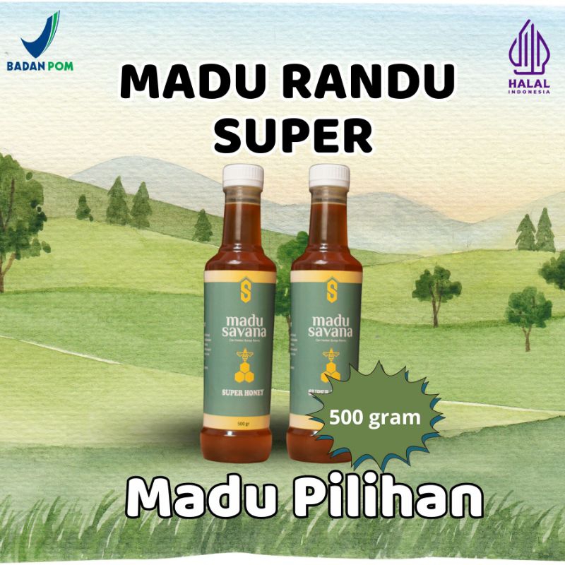 

Madu Savana Randu Super Honey Alami 500 gram