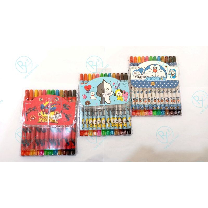 

CRAYON PUTAR 12 WARNA PANJANG