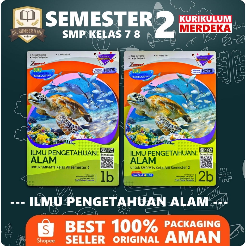 

Lks IPA ILMU PENGETAHUAN ALAM SMP KELAS 7 8 SEMESTER 2 KURIKULUM MERDEKA KURMER | Zamrud PUTRA NUGRAHA