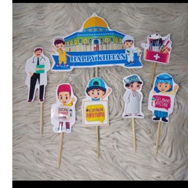 cake topper kue khitanan