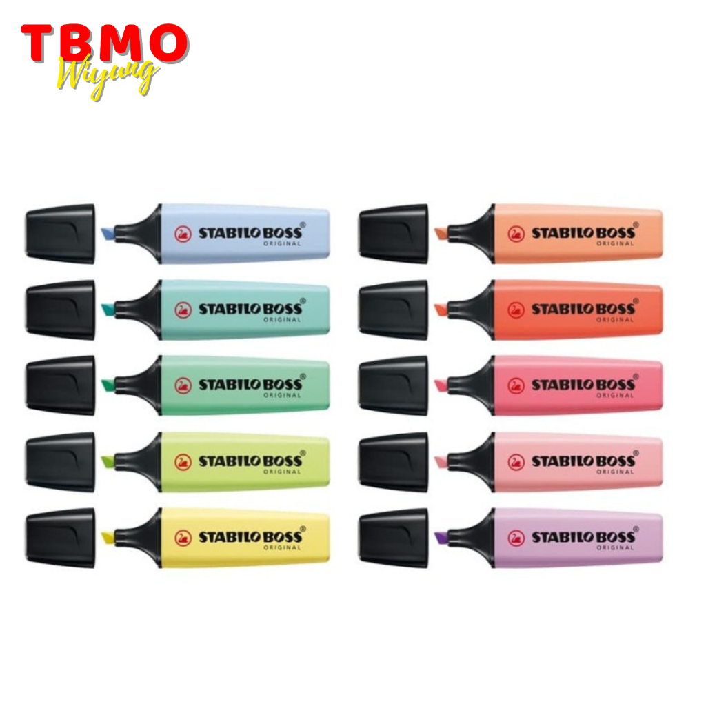 

Stabilo Boss Pastel Highlighter Warna Pastel - Pcs