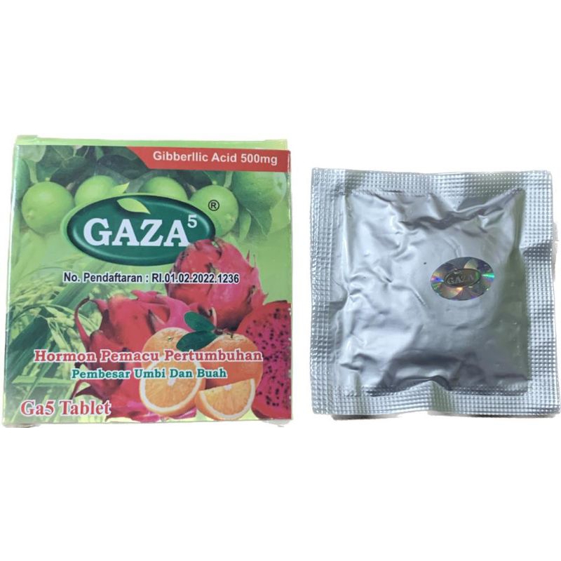 ZPT GA 5 GAZA TABLET PEMACU PERTUMBUHAN  PEMBESAR UMBI DAN BUAH