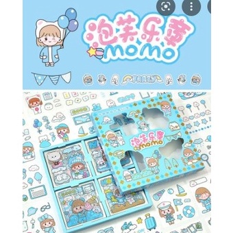 

2.2 Product HOT [GS] ORIGINAL Stiker Momo 100 lembar pcs box 100pcs 2d lembar Botol Minum Viral Korea Anak Lucu Sticker Kartun Motif Anti Air Dekorasi Handbook Scrapbook DIY Waterproof Dapet Box
