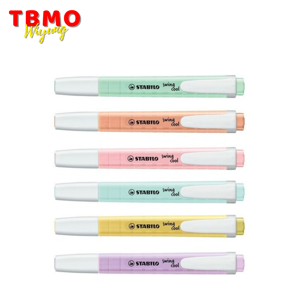 

Stabilo Swing Cool Pastel Highlighter Set 6 Pcs