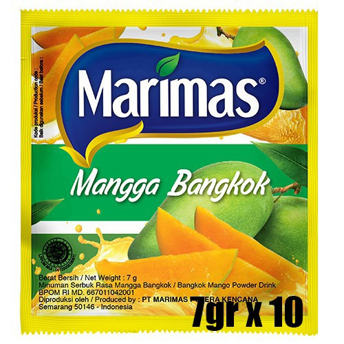 

MINUMAN MARIMAS MANGGA BANGKOK / MANGKOK 1 RENCENG ISI 10 PROMO MURAH