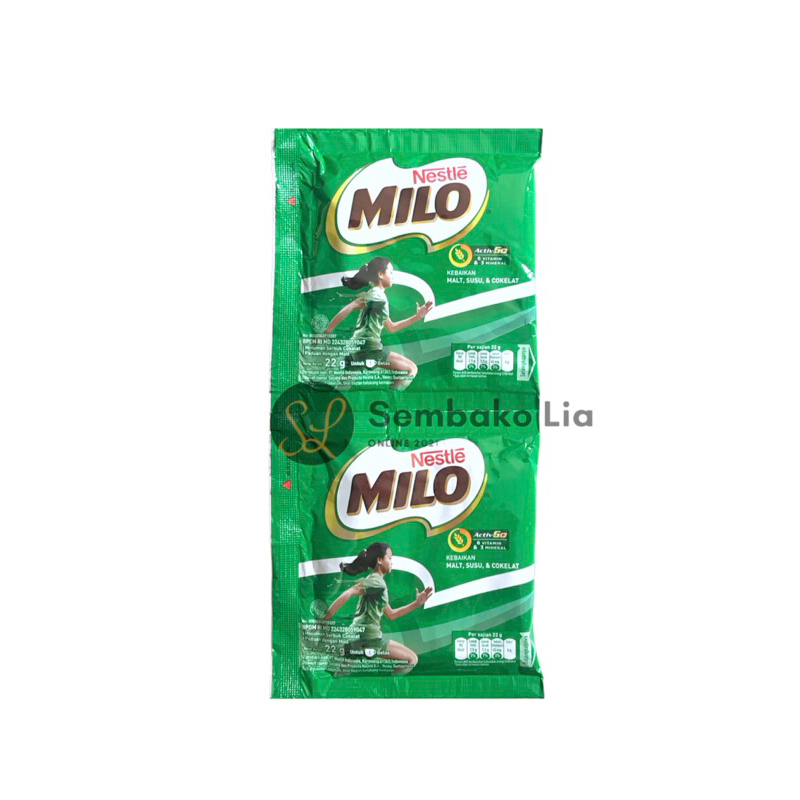 

Milo Renteng Isi 10pc Sachet Susu Coklat Bubuk Milo Activ- GO Renceng Milo Sachet 22g