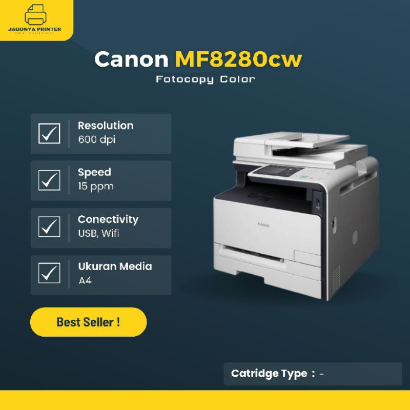 Canon ImageClass MF8280cw Printer Multifungsi Laserjet Warna (Scan Copy Print)