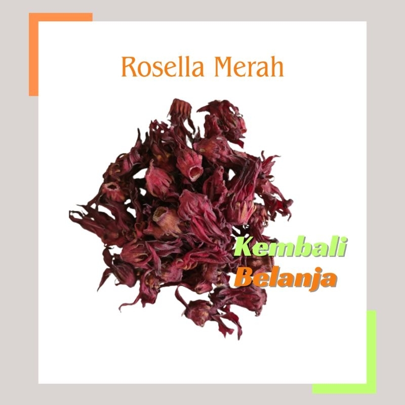 

Teh Rosella Merah/ Rosela Merah Kering 100 Gram