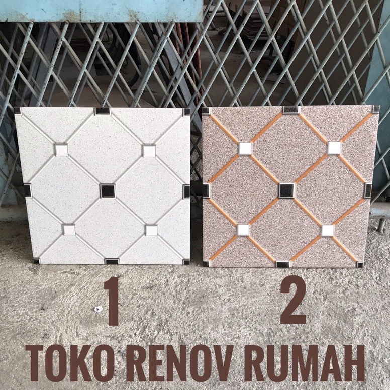 Paling Dicari.. keramik lantai 40x40 motif 3D tetris/ keramik teras/keramik taman/keramik kamar mandi/keramik garasi HZM