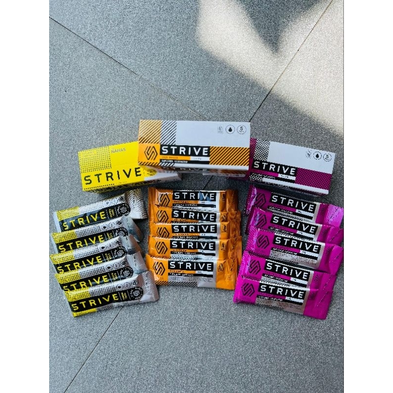 

Strive Energy Gel Isotonic Gel 1 Box isi 5 sachet (mangga, markisa, nanas)