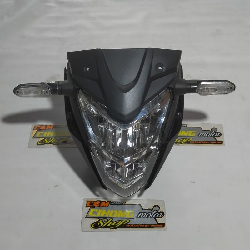 reflektor lampu depan CB 150 R new LED+full kedok+sein batok tahun 2016-2017-2018-2019-2020-2021