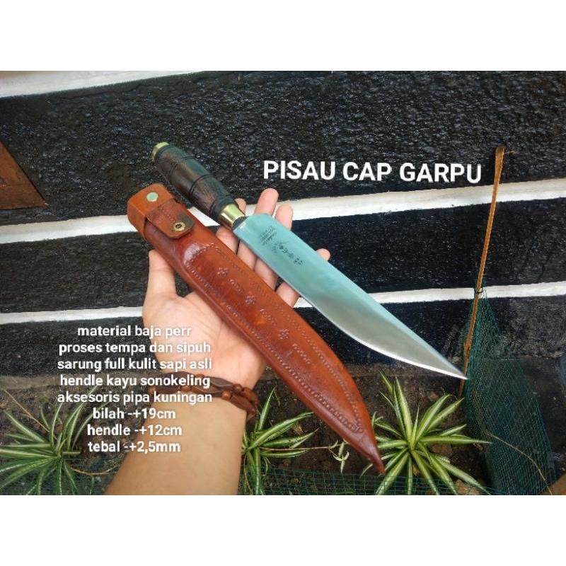 PISAU DAPUR CAP GARPU LOKAL, PISAU SOLINGEN CAP HERDER