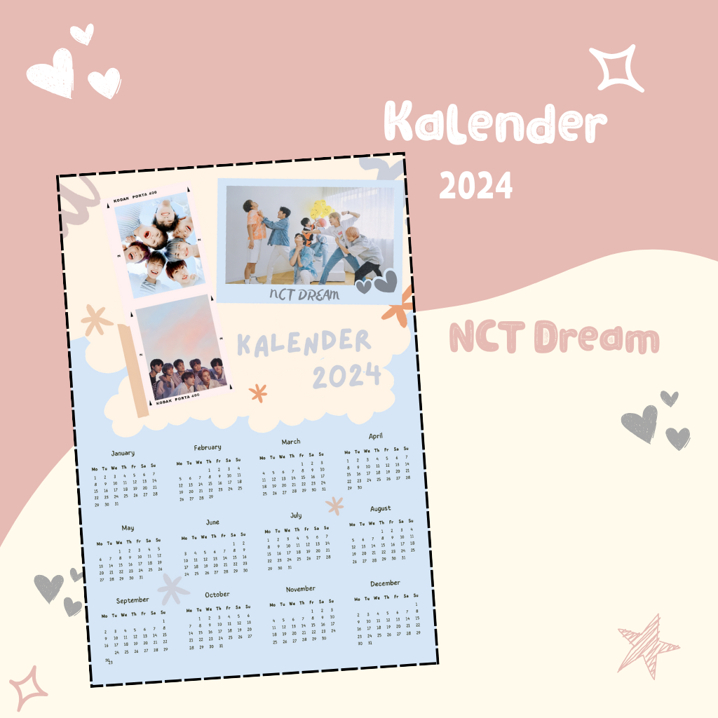 

KALENDER 2024 NCT DREAM KPOP