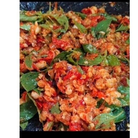 

SAmbel Tempe Penyet daun kemangi