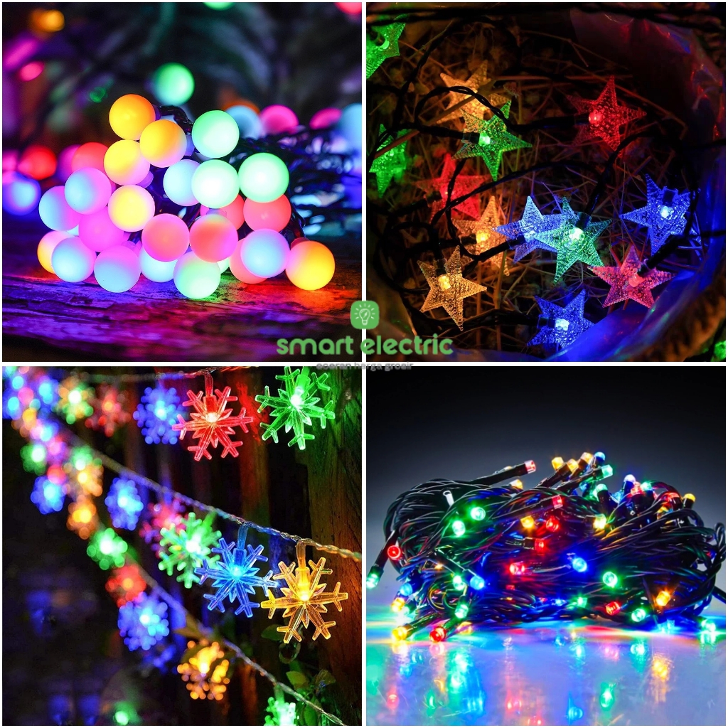 Lampu Hias Natal RGB Tumblr Dekorasi Taman Warna Warni Cantik Bagus