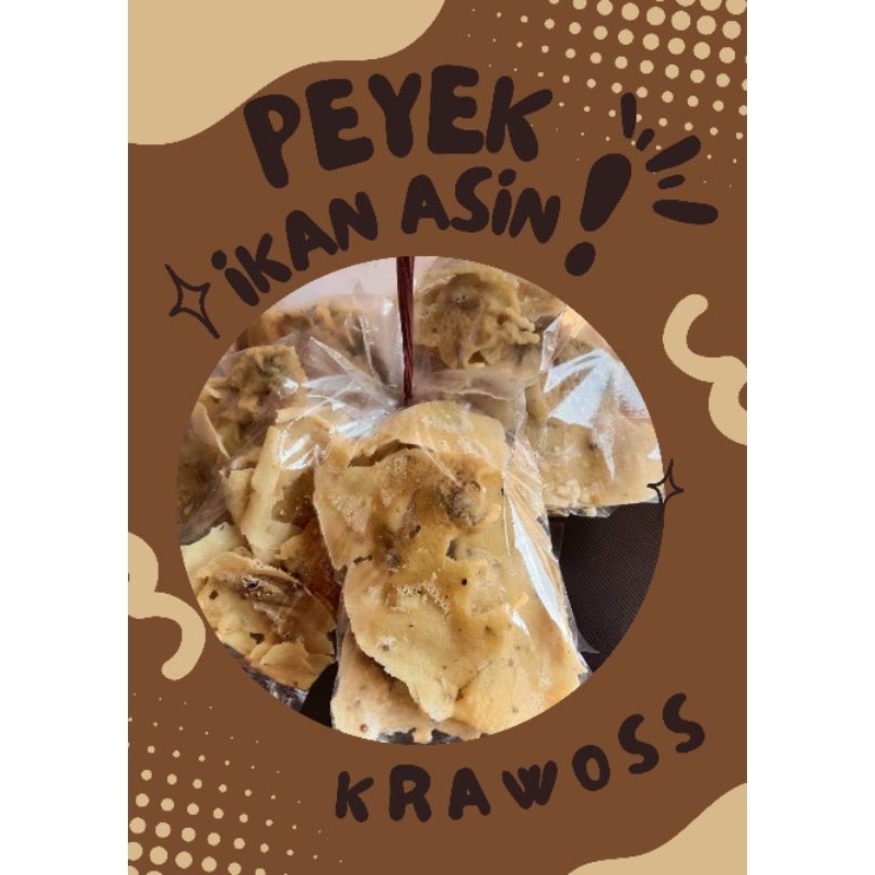 

PEYEK IKAN ASIN KRAWOSS Asli Banyumas
