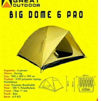 Tenda Great Outdoor Big Dome 6 pro second