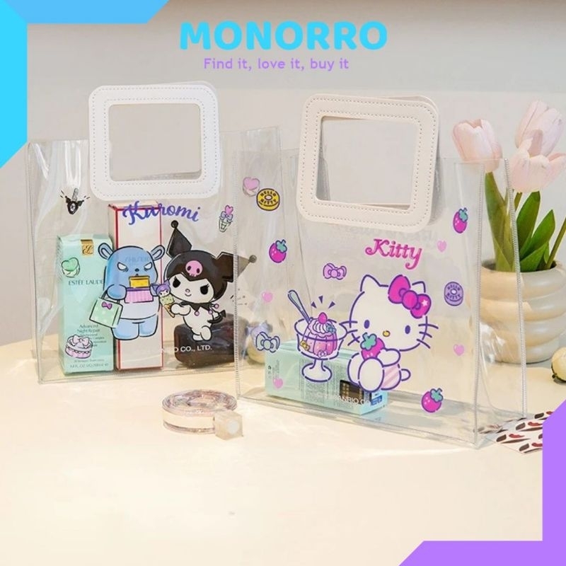 Tote Bag Sanrio Tas Tangan Sanrio Tas Transparant Sanrio Tas Fashion Sanrio