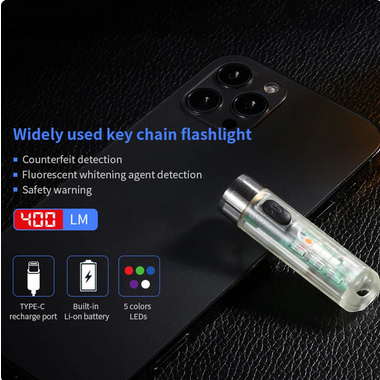 Senter LED Mini One SE CREE XP-G3 500 Lumens RGB + UV Light JETBeam