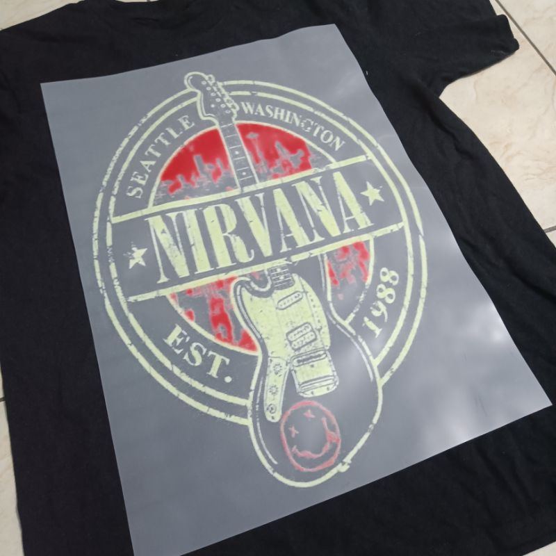 SABLON DTF BAND NIRVANA SABLON RASTER DTF