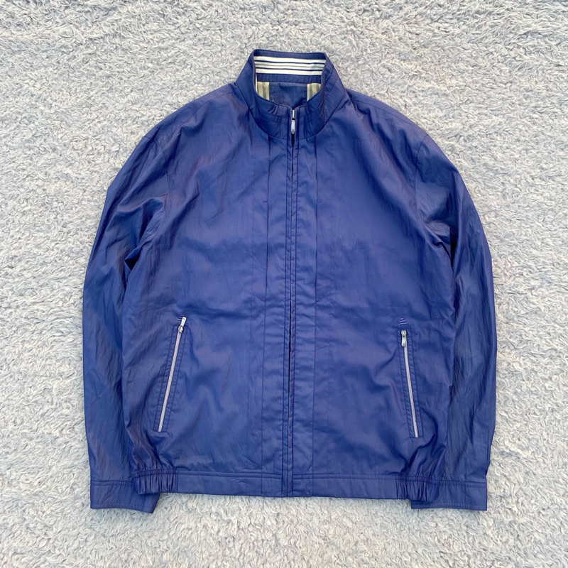 CASUAL JACKET TREMOLO - ALL AROUND BRITAIN (Jaket kasual biru - oasis jacket - ootd manggung - outfi