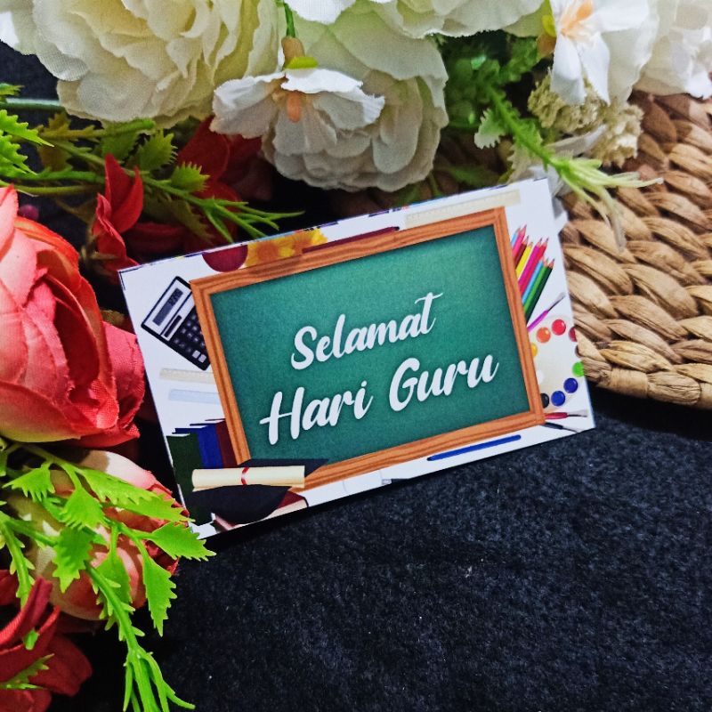 kartu ucapan selamat hari guru