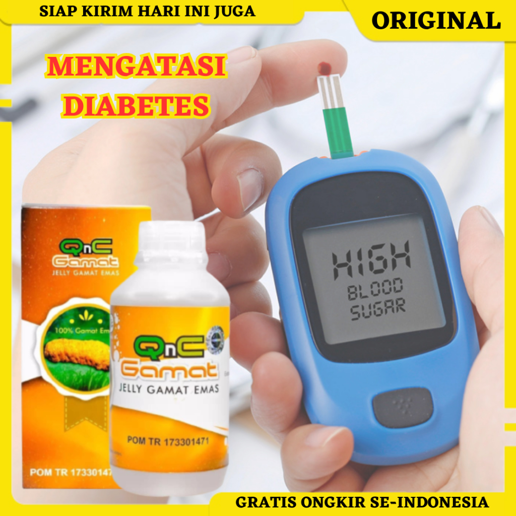 QnC Jelly Gamat, Obat Diabetes, Obat Diabetes Kronis, Obat Diabetes Gula Kering, Obat Diabetes Gula 