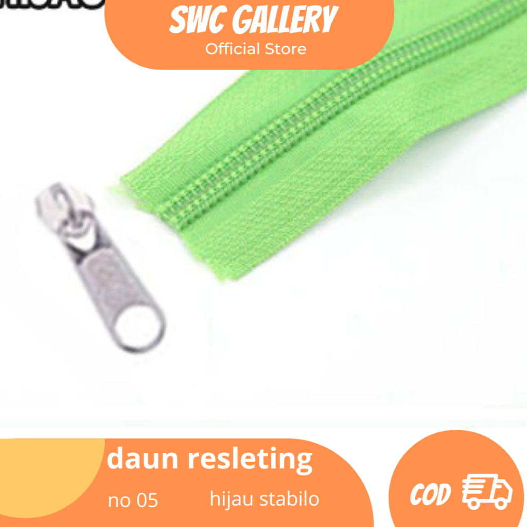 Daun Resleting Tas Meteran No 5 Untuk Tas Warna Untuk Tas Jaket Kerajinan Tangan Dompet Diy Plastik 