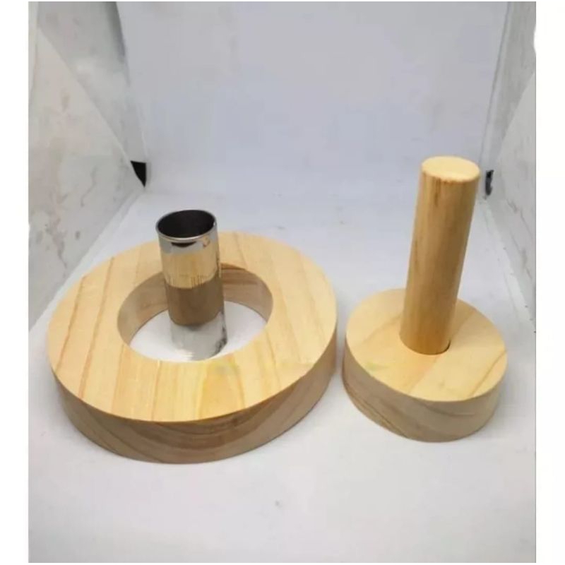 Cetakan Donat Kayu 1 set