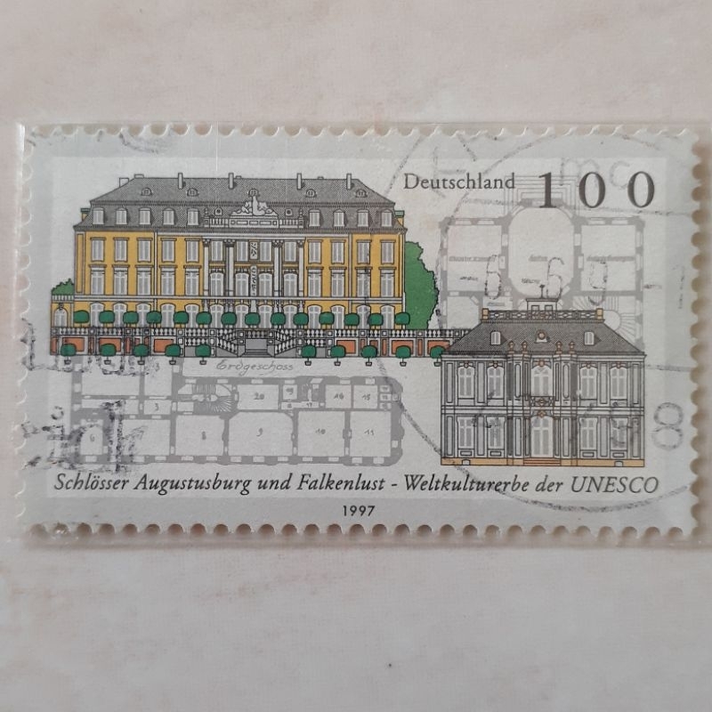 

Perangko Jerman Augustusburg & Falkenlust Castles Tahun 1997