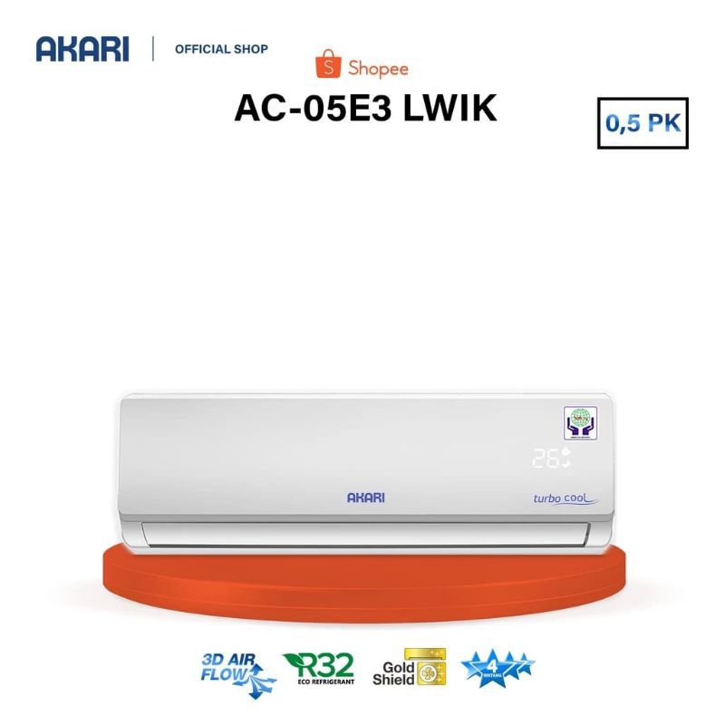 AC AKARI Turbo Cool 1/2 PK A-05E3LWi/k