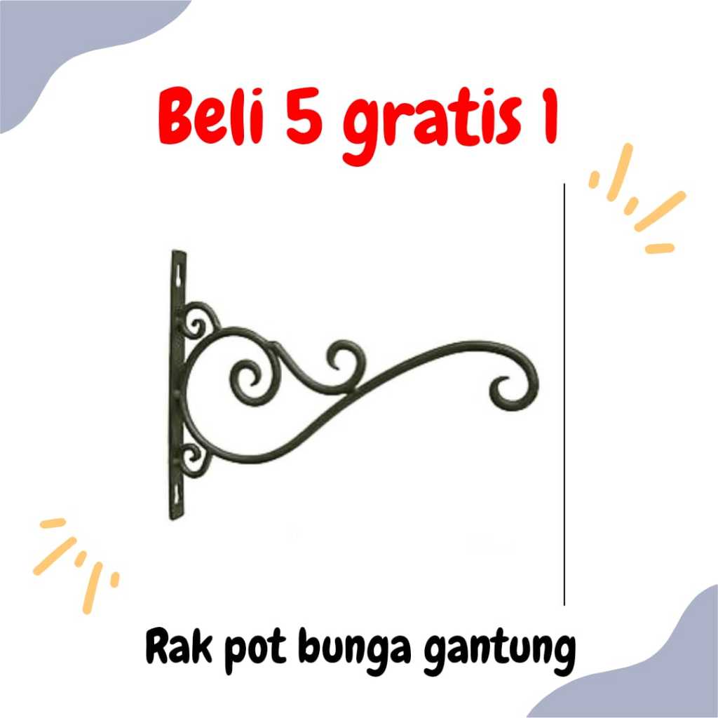 rak bunga dinding Gantung Standing pot gantungan Pot Bunga Dinding pagar
