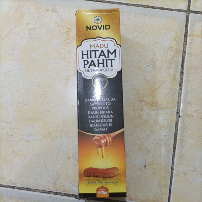 

Madu Pahit Novid 470gr / Madu Hitam Pahit Novid / Madu hutan AKASIA PAHIT