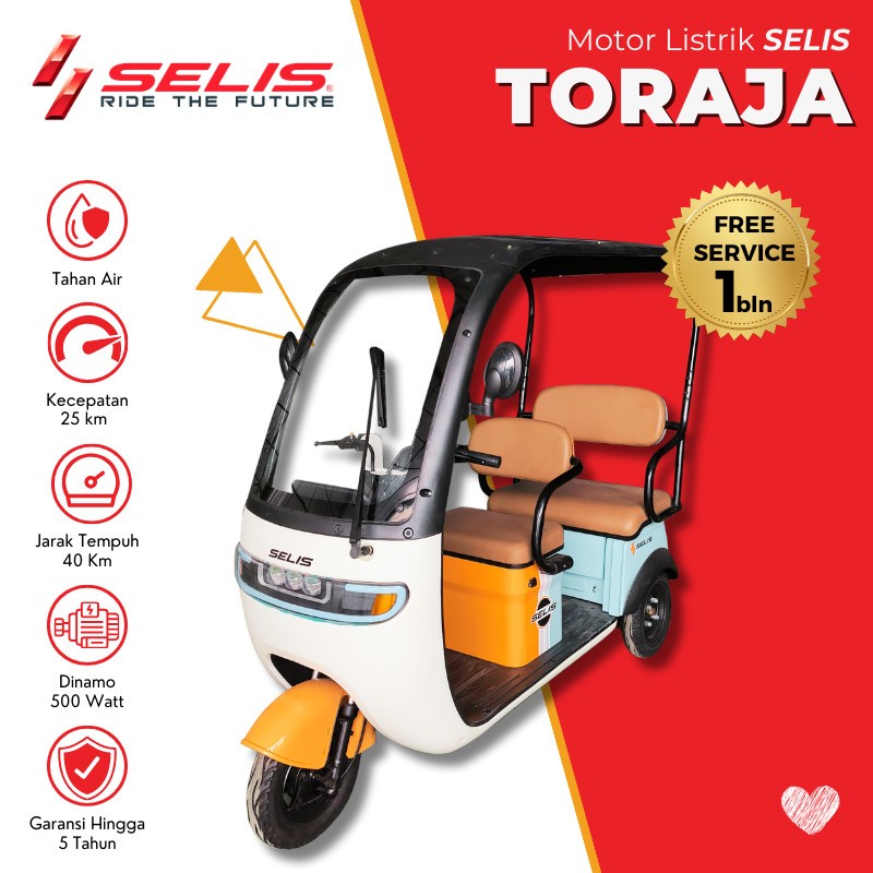 SELIS - Motor listrik Toraja ( Roda 3 )