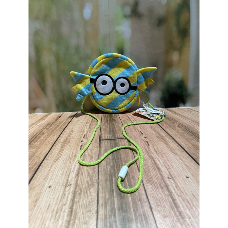 minion tas/tas minion/minion pouch/minion dompet/dompet minion/minion candy bag/tas anak/tas kecil/m