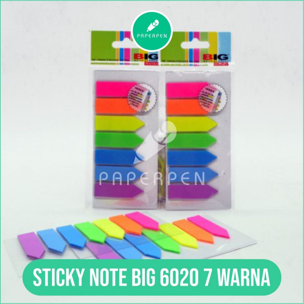 

Sticky Note Big 6020 7 Warna/Kertas Pembatas